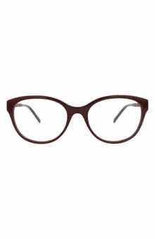 55mm Clear Cat Eye Optical Glasses
