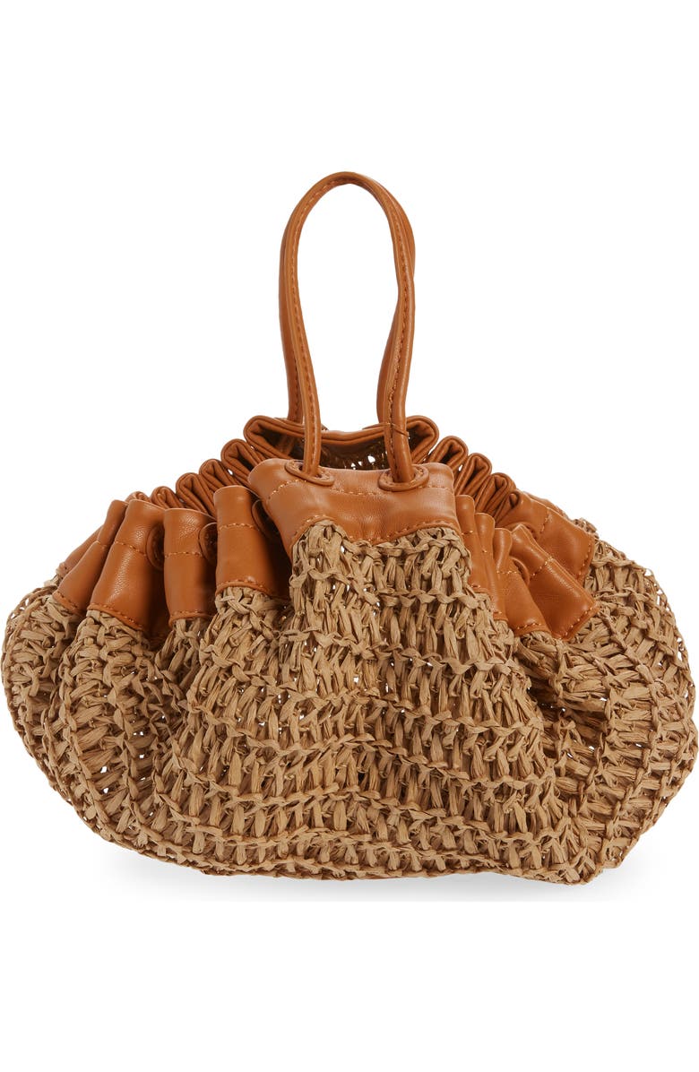 Simon Miller Straw Scrunch Bag, Main, color,