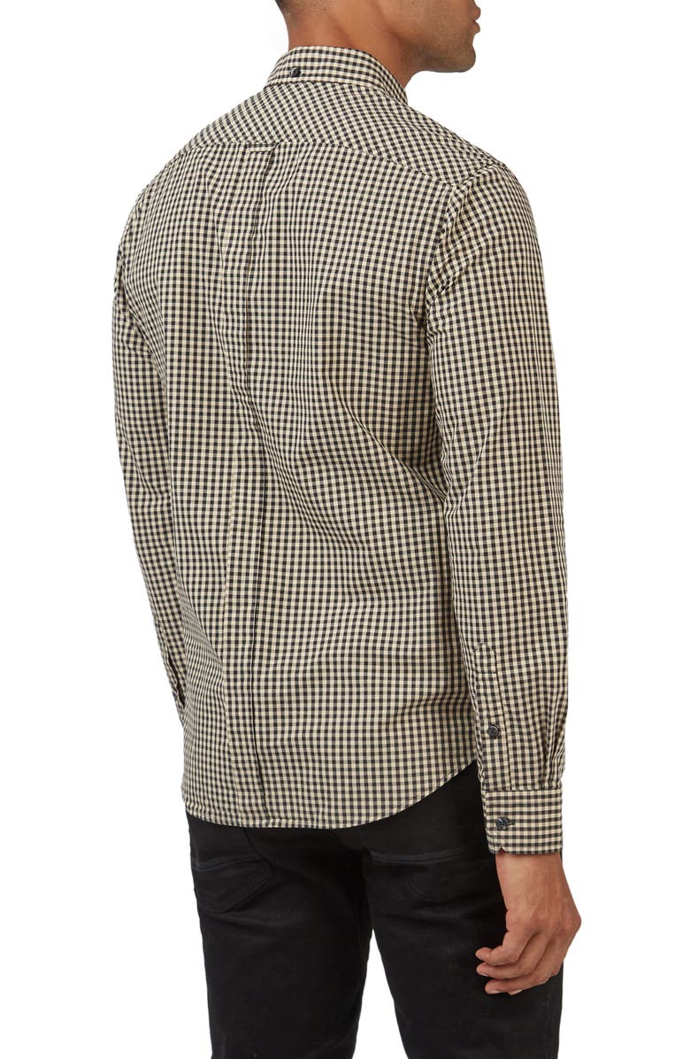 Ben Sherman Check Cotton Button-Down Shirt, Alternate, color, 