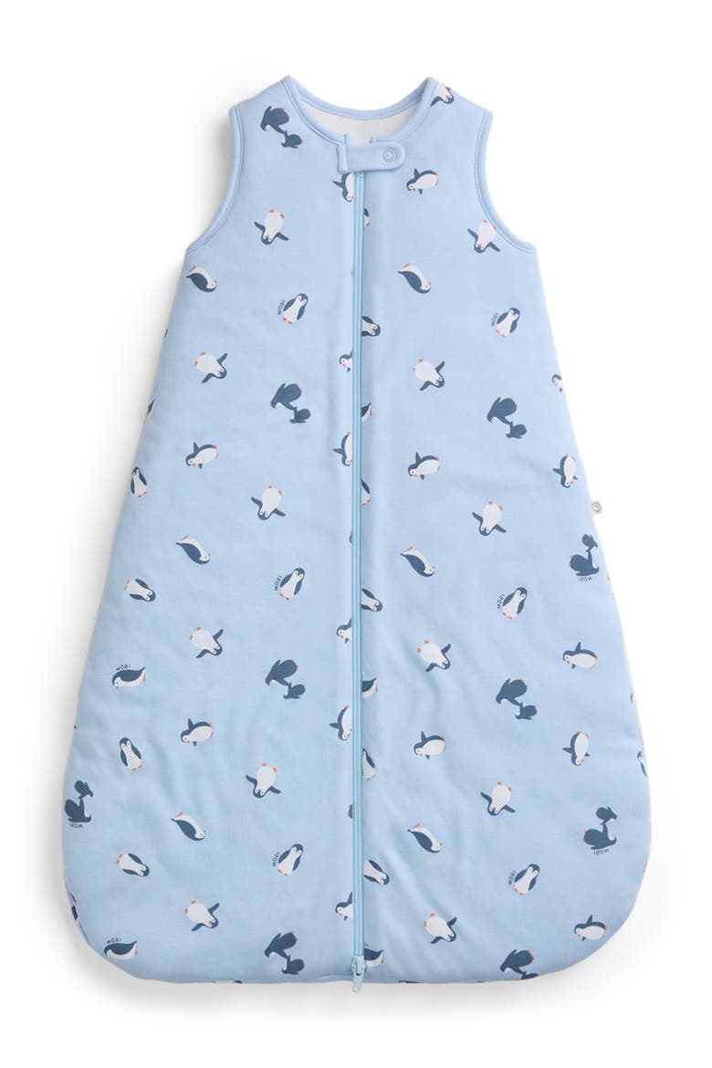 Printed Front Opening Sleeping Bag 2.5 Tog - Baby, Main, color, Penguins Print