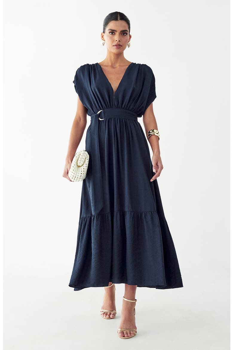 Este Midi Dress, Alternate, color, Navy Blue