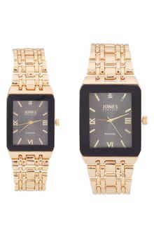 I TOUCH Set of 2 Diamond Bracelet Strap Watches, 40mm & 32mm
