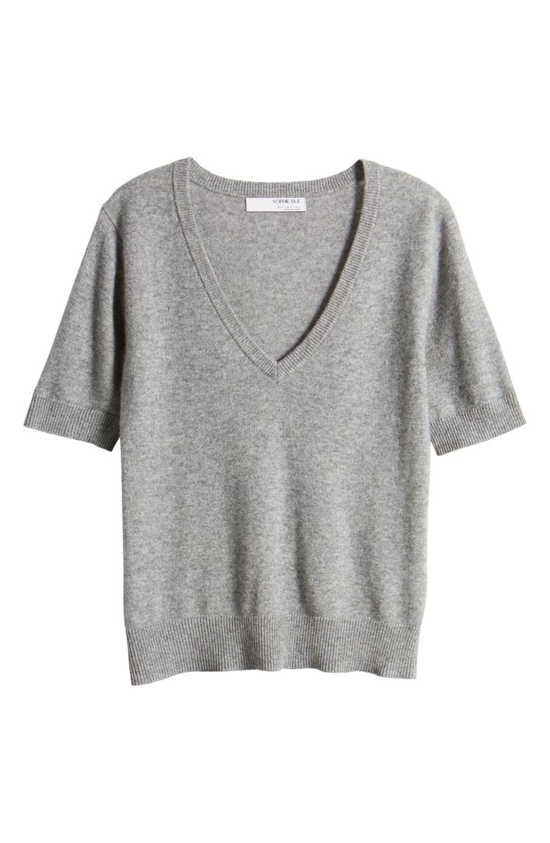 RUE SOPHIE Harriet V-Neck Wool & Cashmere Sweater, Alternate, color,
