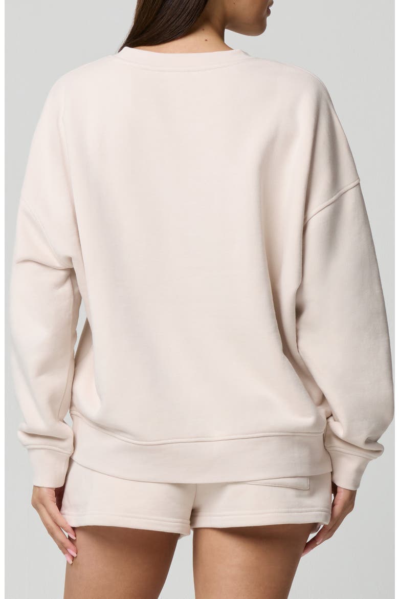 Cozy Crush Oversize Sweatshirt, Alternate, color, QUARTZ