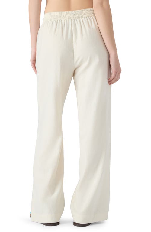 STEVE MADDEN STEVE MADDEN VENETIA LINEN BLEND DRAWSTRING PANTS