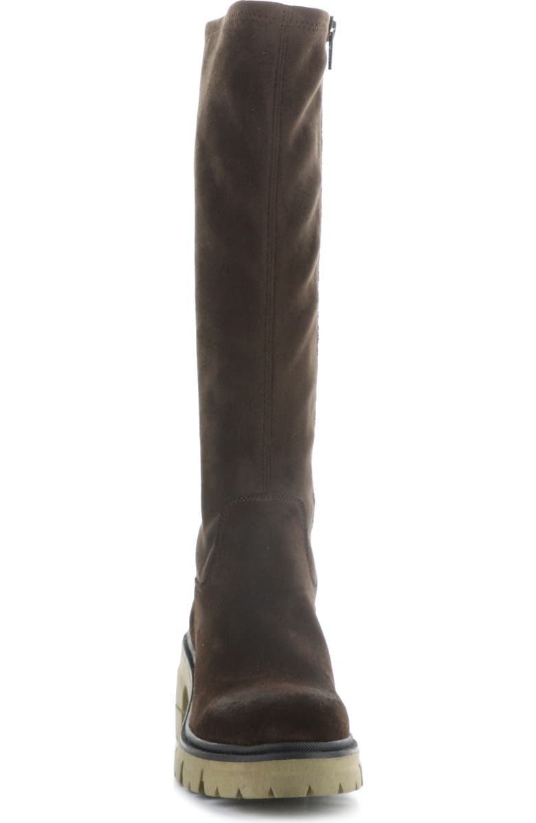 Bos. & Co. Brenna Waterproof Platform Knee High Boot, Alternate, color, Dark Brown/ Brown/ Khaki