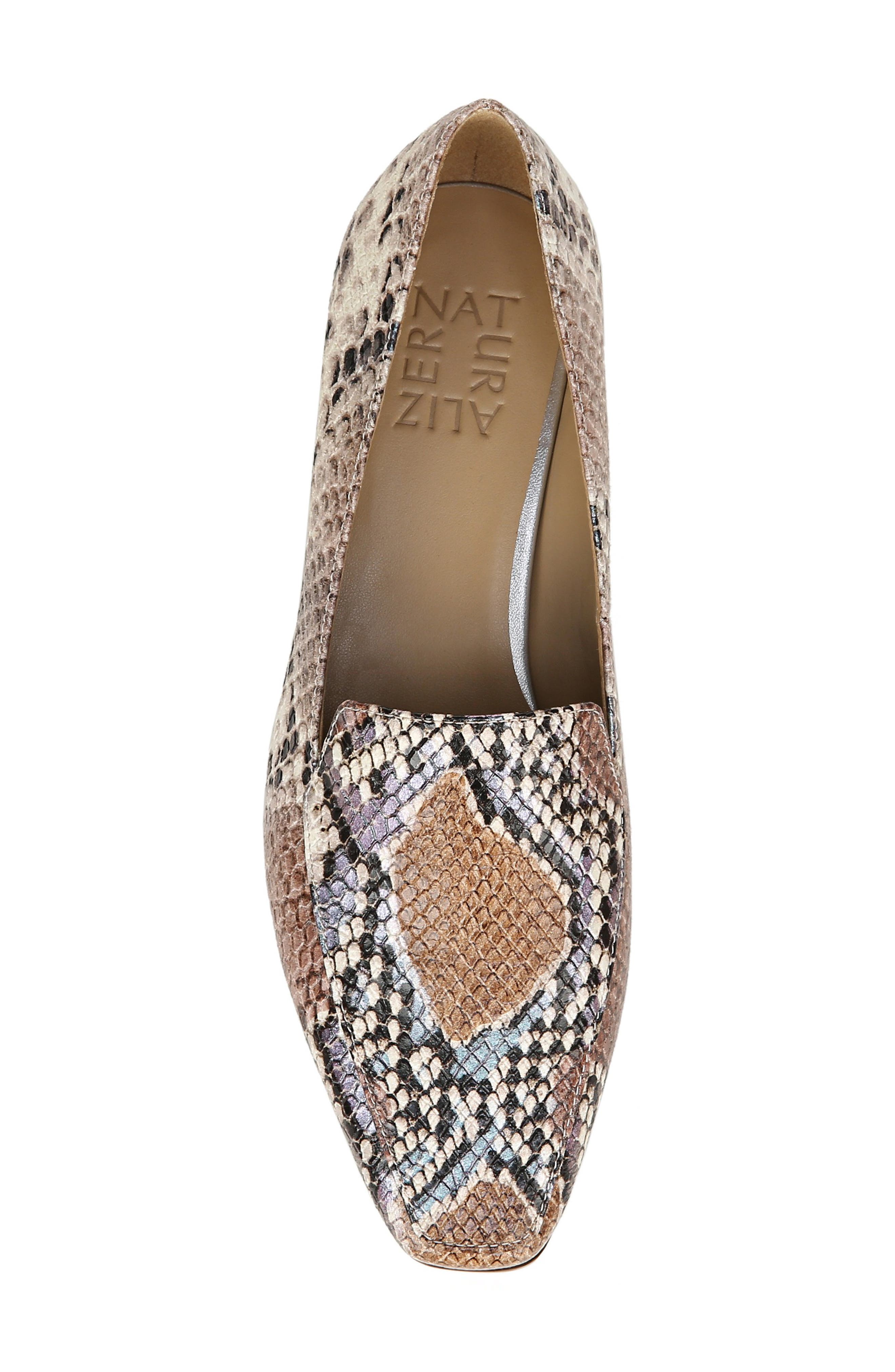 Clea Loafer, Alternate, color, PASTEL SNAKE PRINT