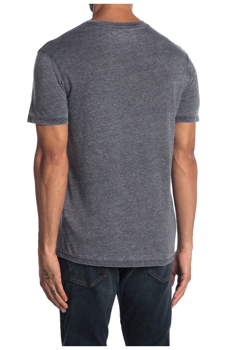 Lucky Brand Short Sleeve Burnout 2 Button Henley T-Shirt, Main, color, 