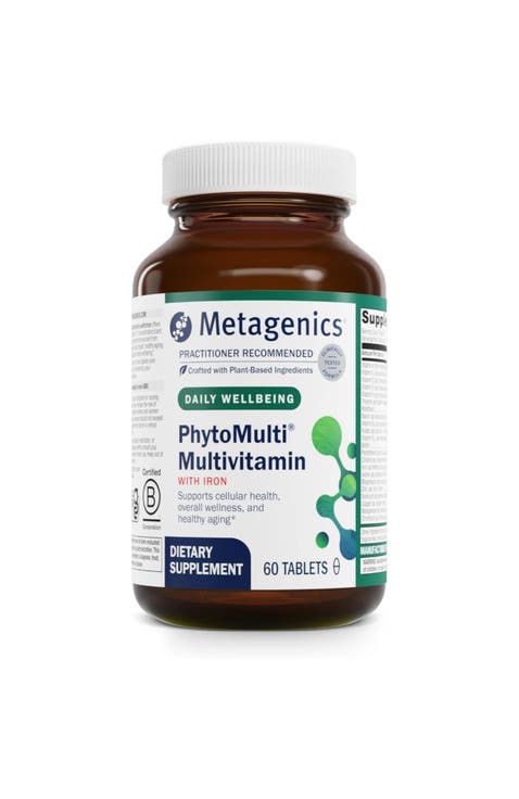 PhytoMulti Daily Multivitamin Supplement with Iron 60 Tablets