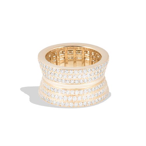 Campbell + Charlotte Revel Dimensional Pave Cigar Band