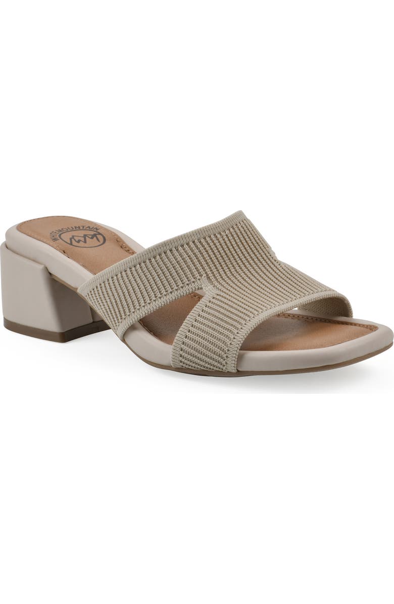 CLIFFS BY WHITE MOUNTAIN Milled Sandal, Main, color, Taupe Fabric