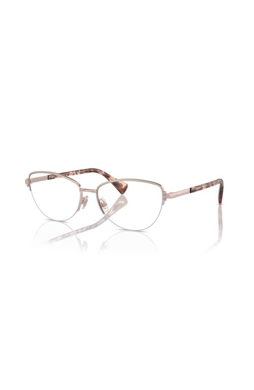 Ralph 56mm Cat Eye Optical Glasses In Gold