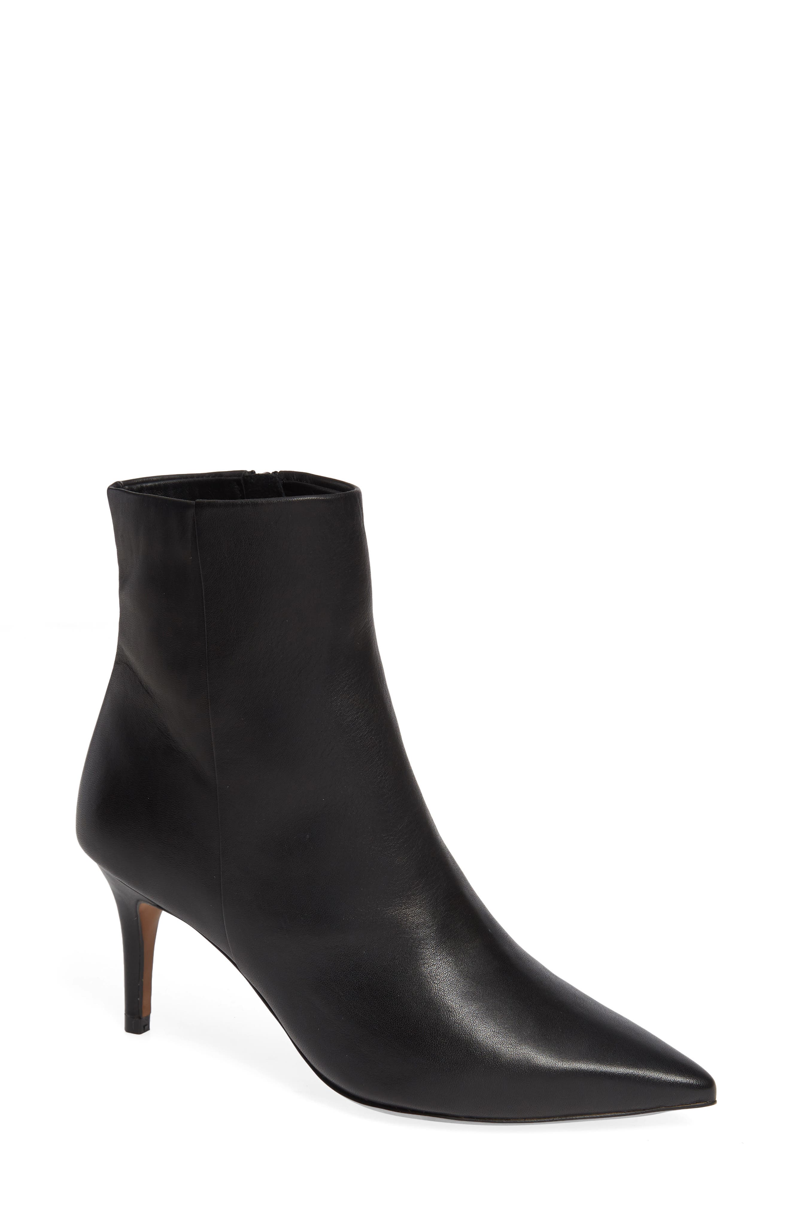Nita Bootie, Main, color, BLACK LEATHER