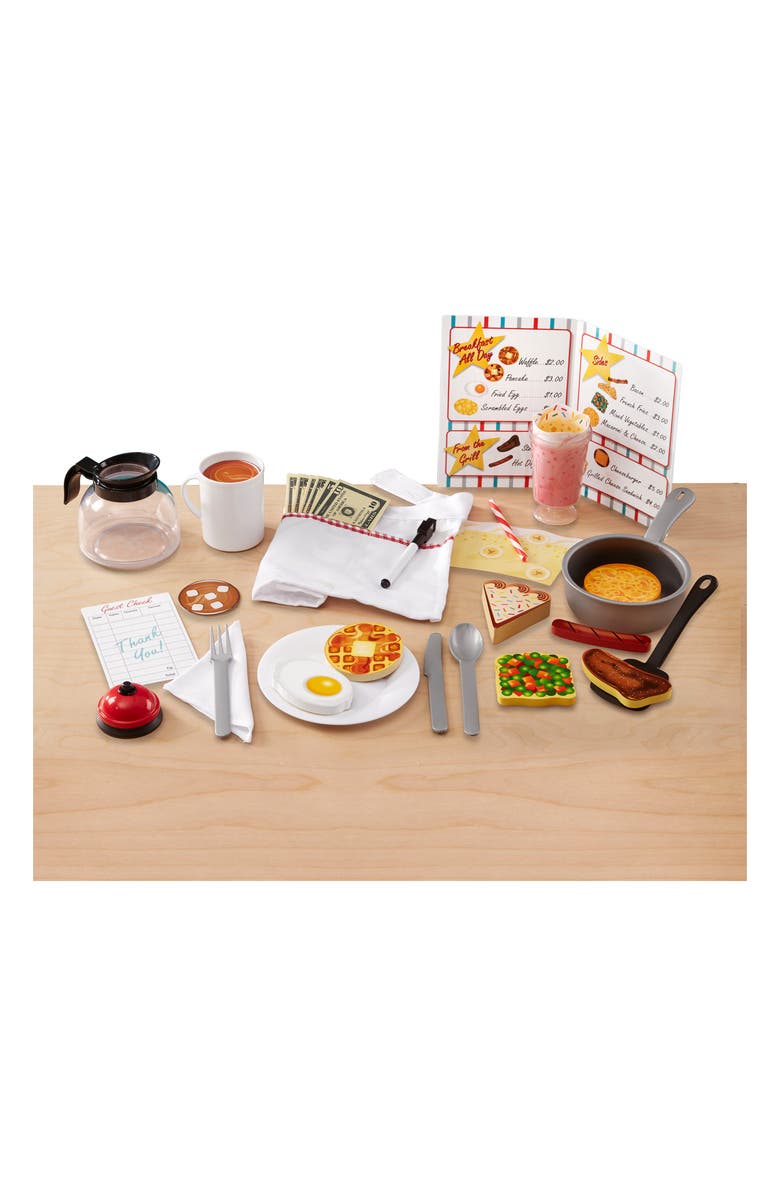 Melissa & Doug Star Diner Restaurant Playset, Alternate, color, White