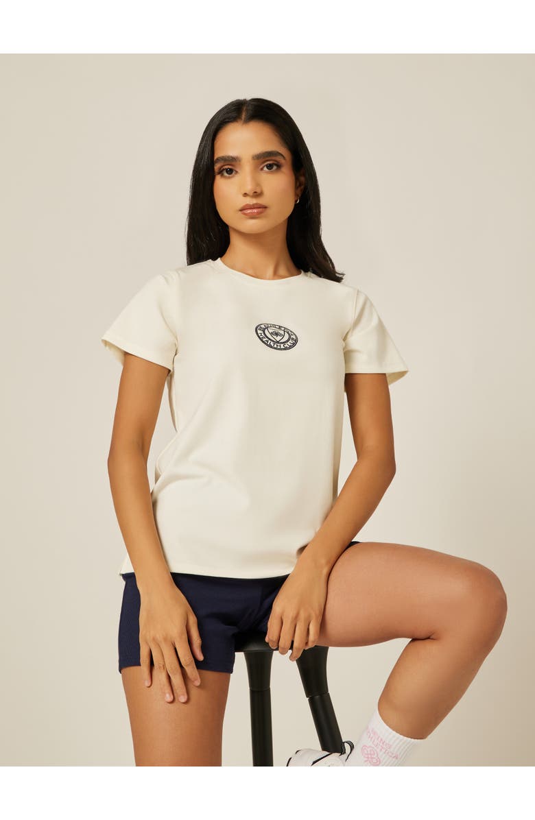 Be Athletica Health Club T-Shirtt, Main, color, Marshmallow