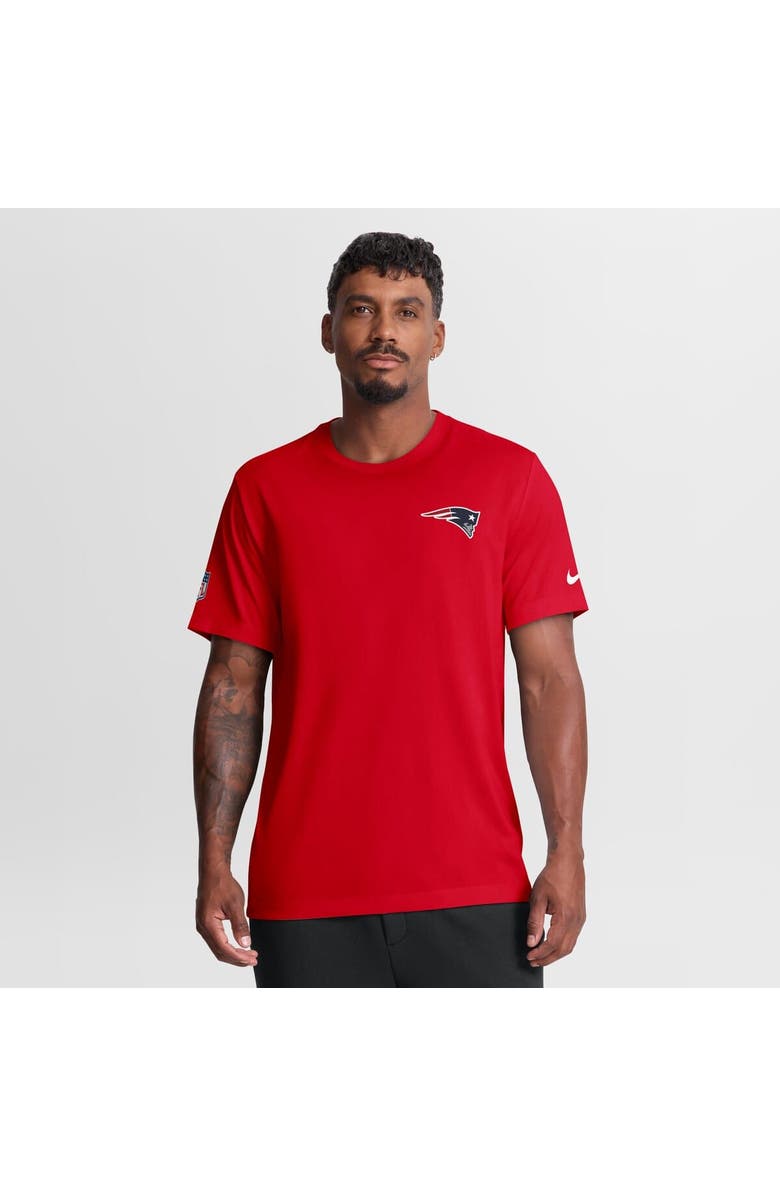 Nike Men's Nike Red New England Patriots Sideline Legend Small Logo Dri-FIT T-Shirt, Main, color, Red