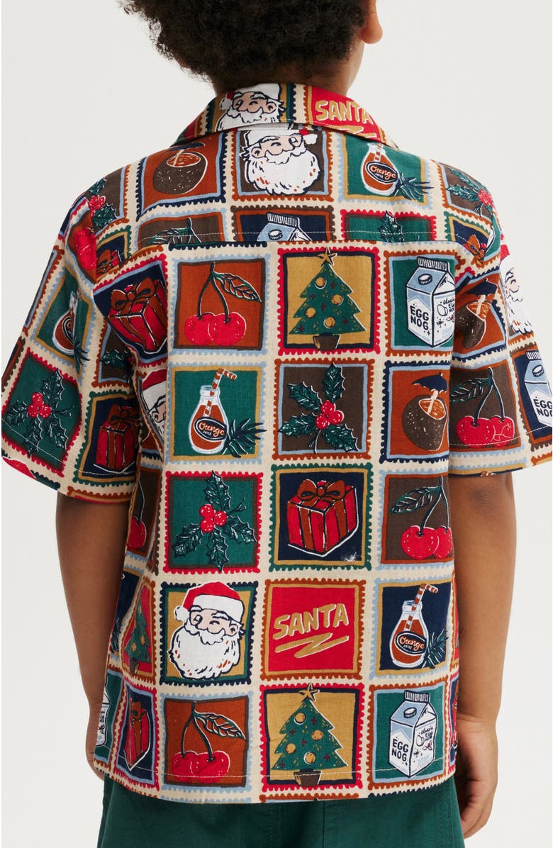 Cotton On Kids Kid's Cabana Short Sleeve Shirt, Alternate, color,