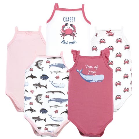 Soft Cotton Sleeveless Infant Bodysuits (Baby)