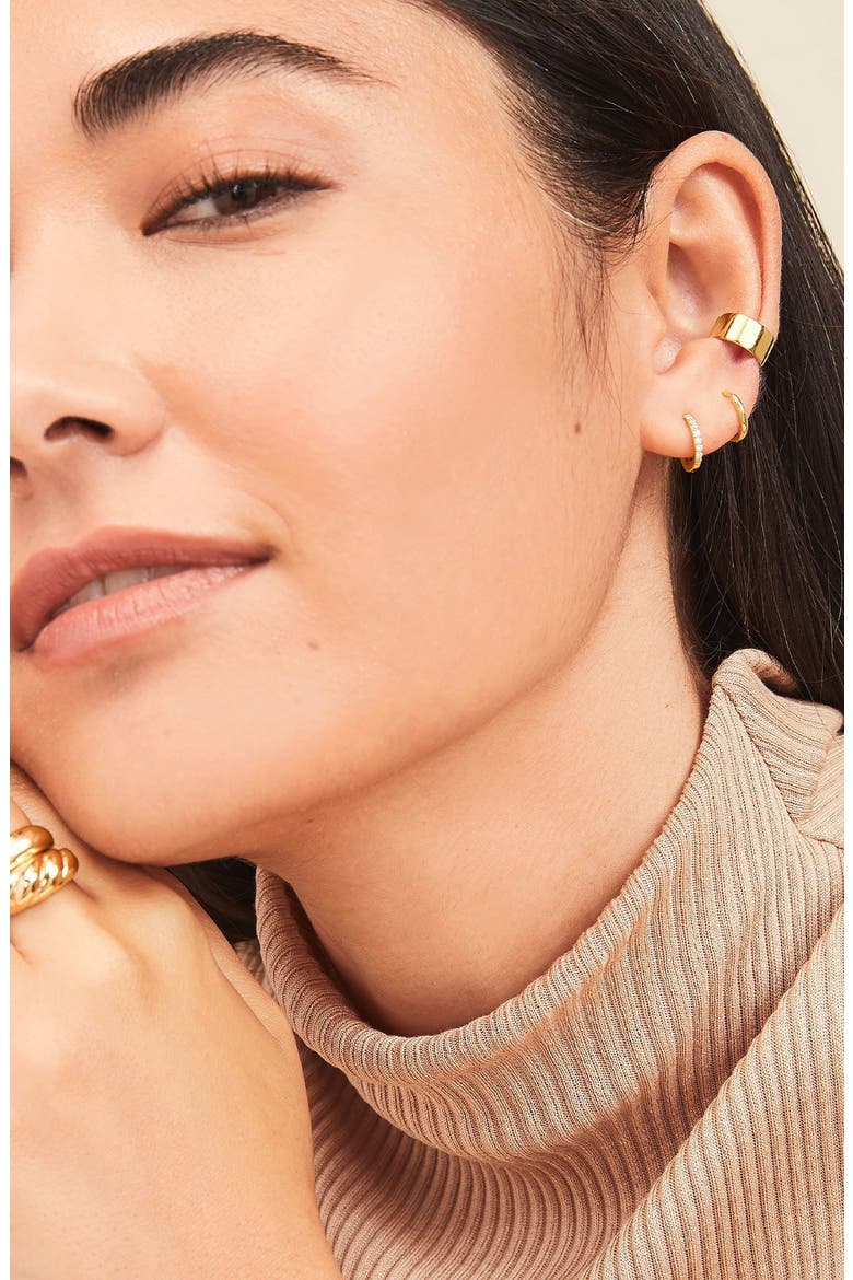 Daily Ear Cuff, Alternate, color, 18k Gold Vermeil