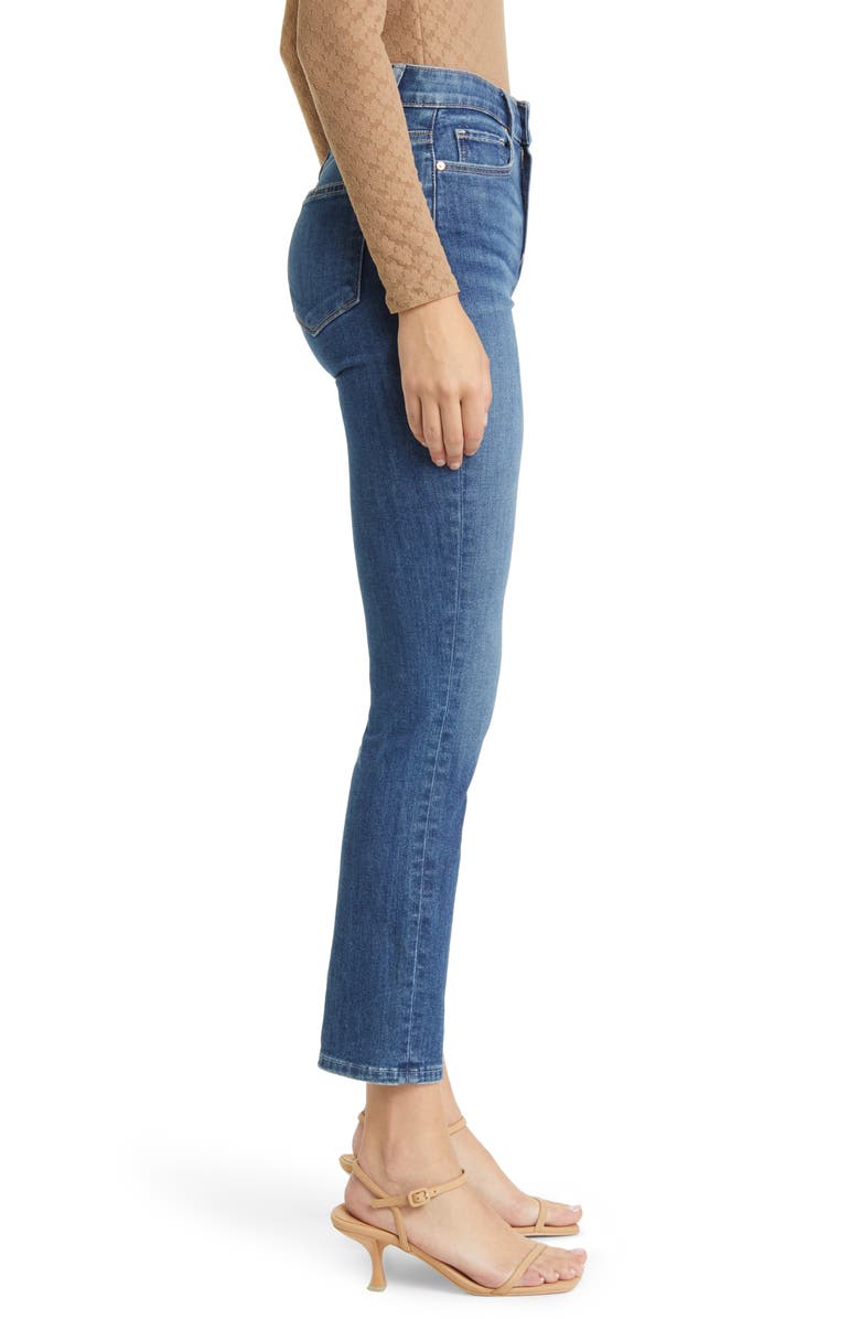 PAIGE Cindy High Waist Ankle Straight Leg Jeans, Alternate, color,