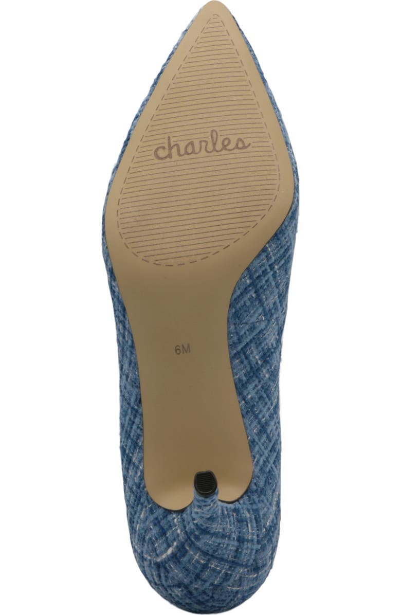 Charles by Charles David Angelica Pointed Toe Pump, Alternate, color, Marine Blue