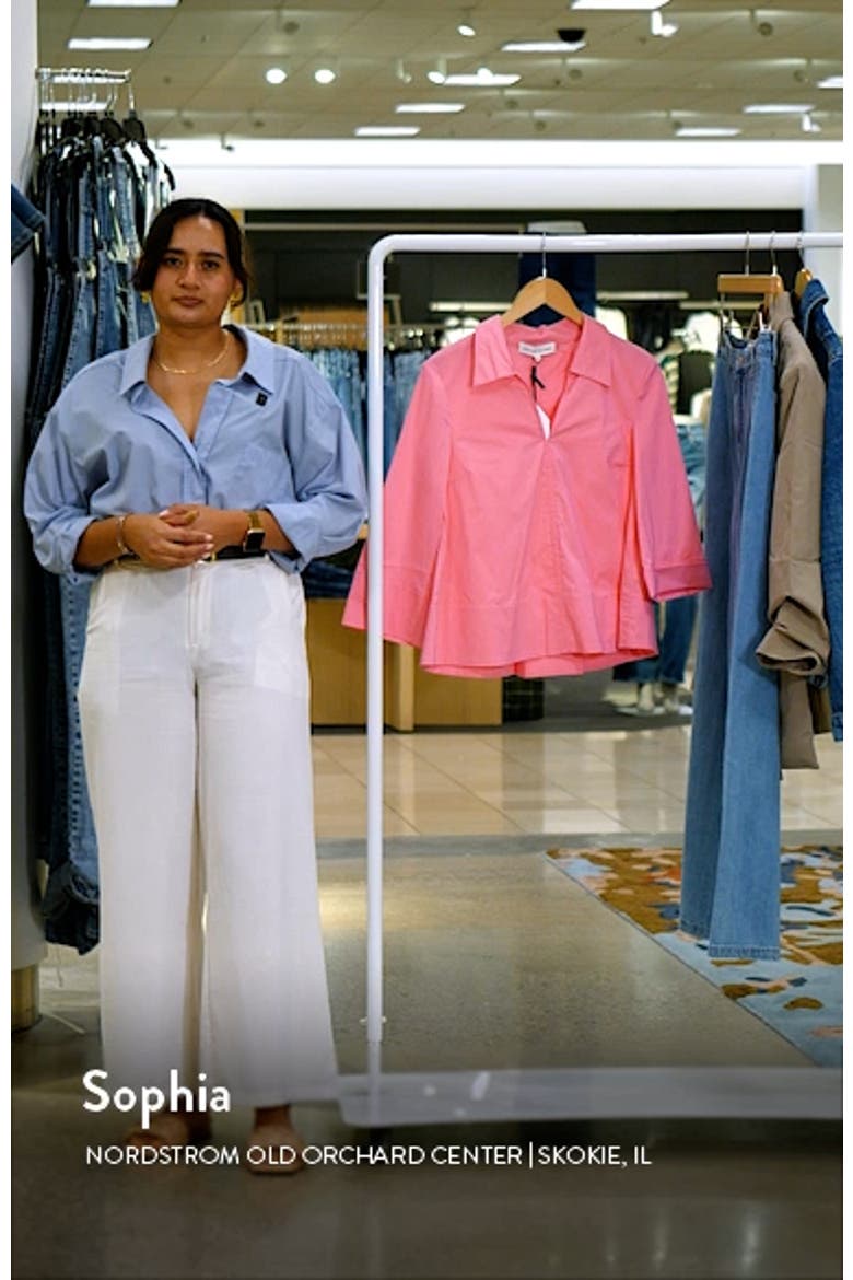 Johnny Collar A-Line Shirt video
