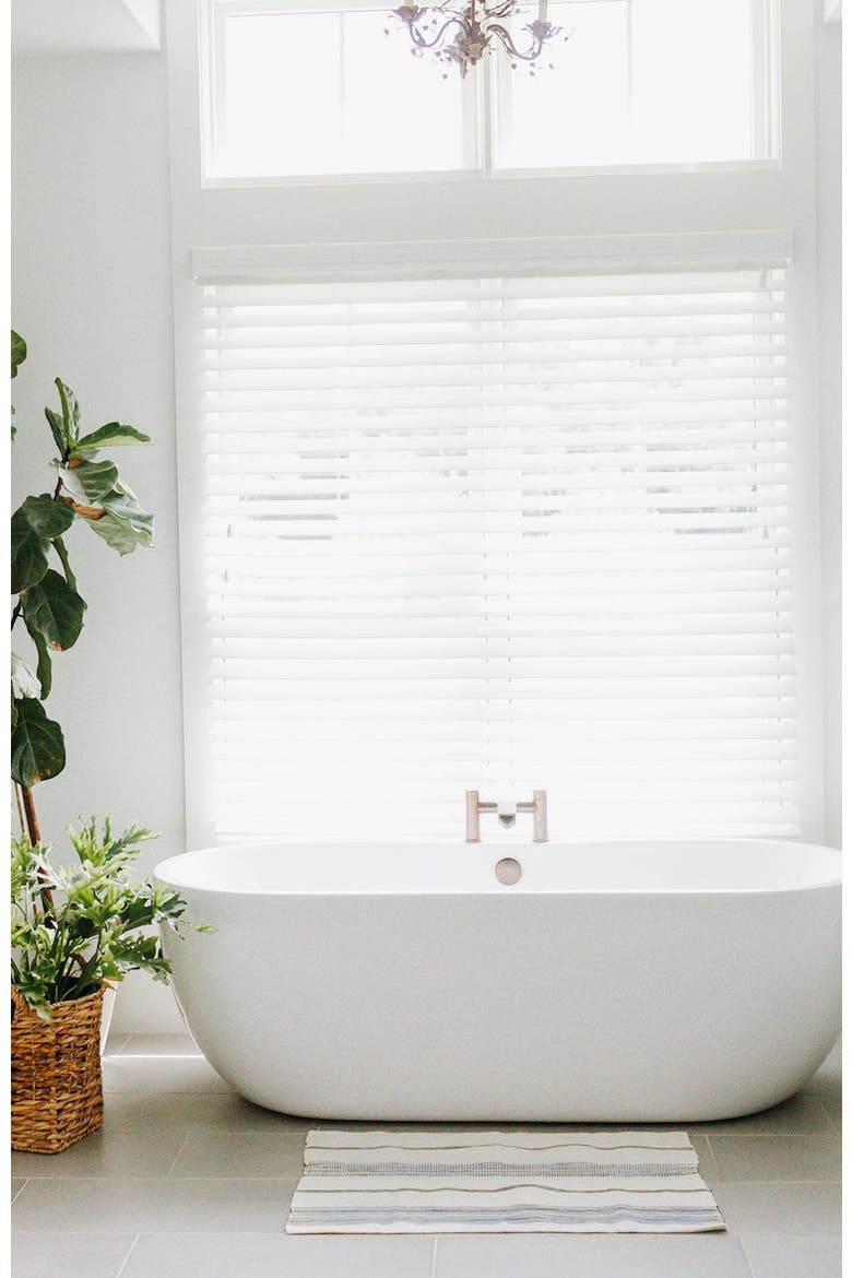 Aden Bath Mat, Alternate, color, Natural/Navy