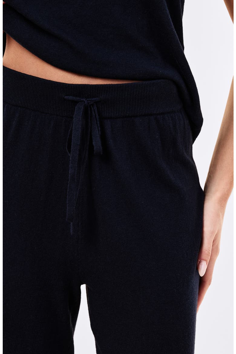 Cotton and Cashmere Sleep Pants, Alternate, color, DEEP NAVY
