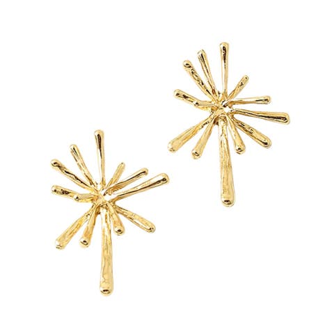 Starburst Gold Studs