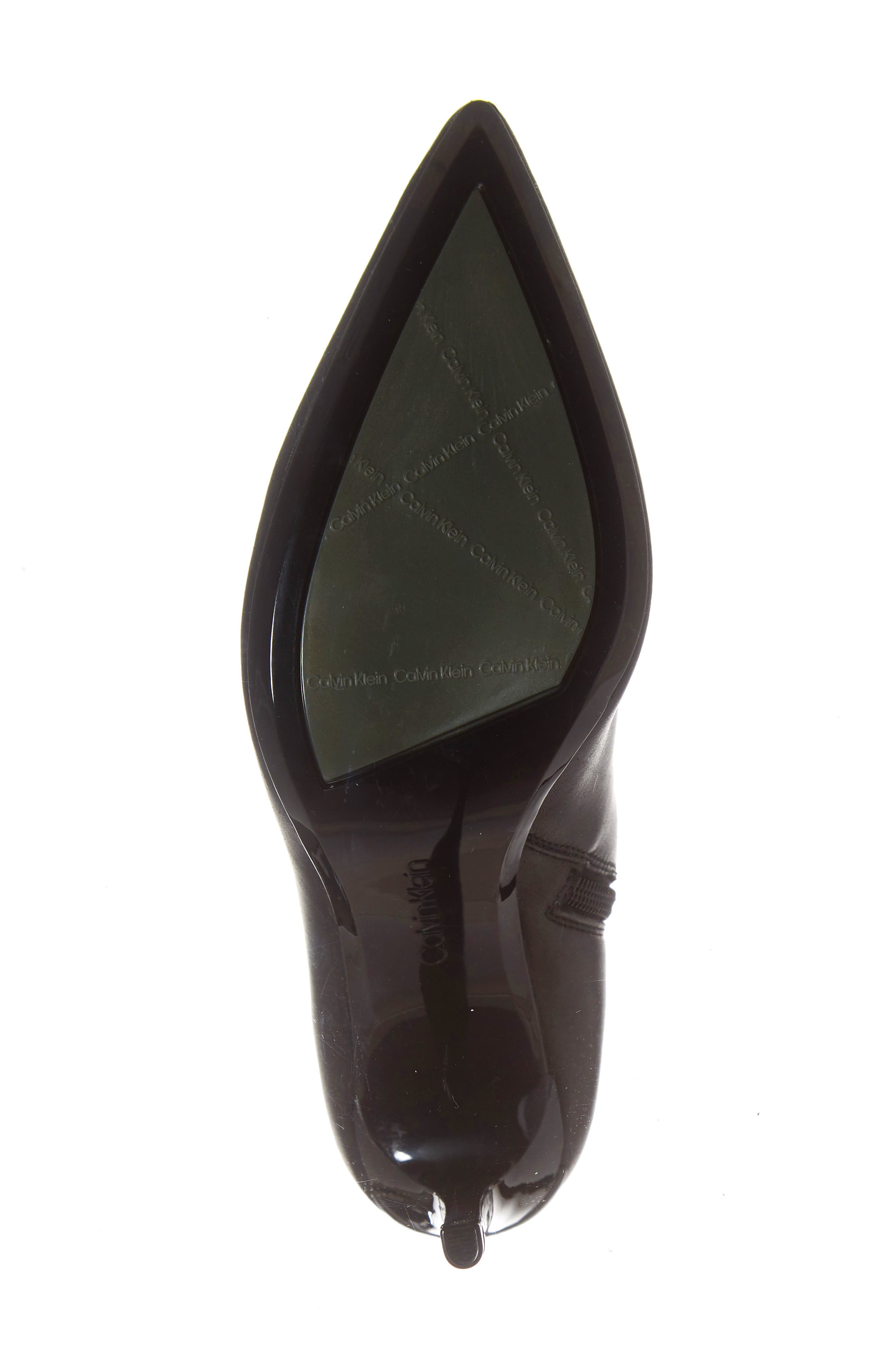 Revel Stiletto Bootie, Alternate, color, BLACK LEATHER