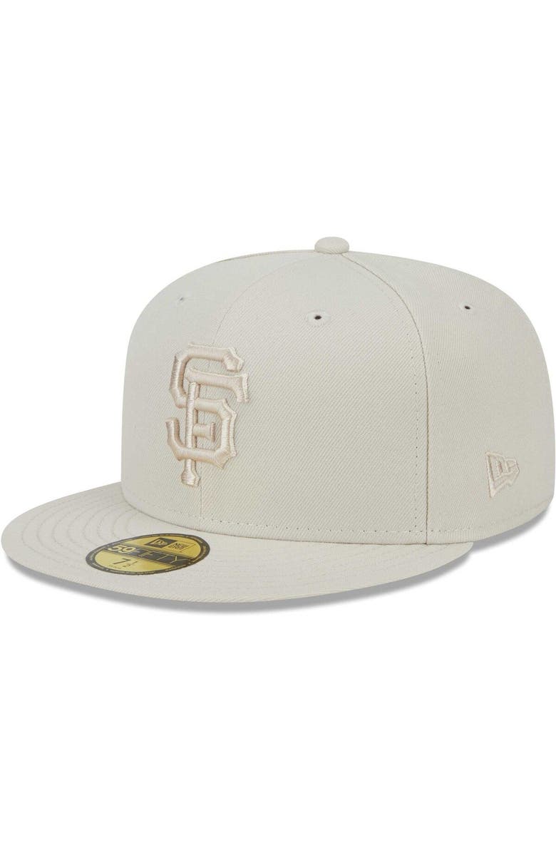 New Era Men's New Era Khaki San Francisco Giants Tonal 59FIFTY Fitted Hat, Alternate, color, 