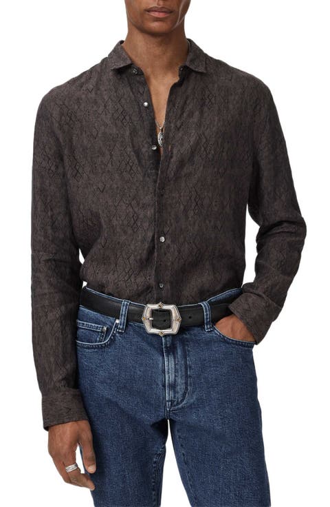 Thompsom Linen Button-Up Shirt