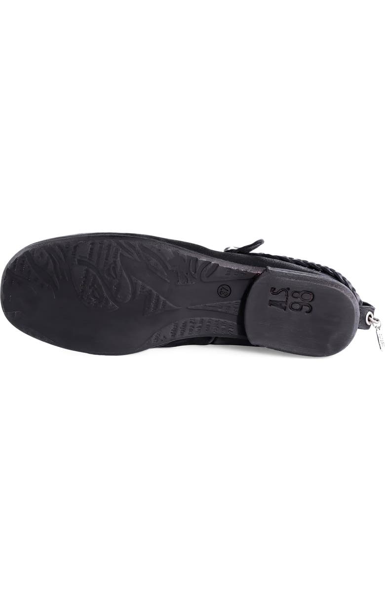 A.S.98 Zaria Mary Jane Flat, Alternate, color, Black