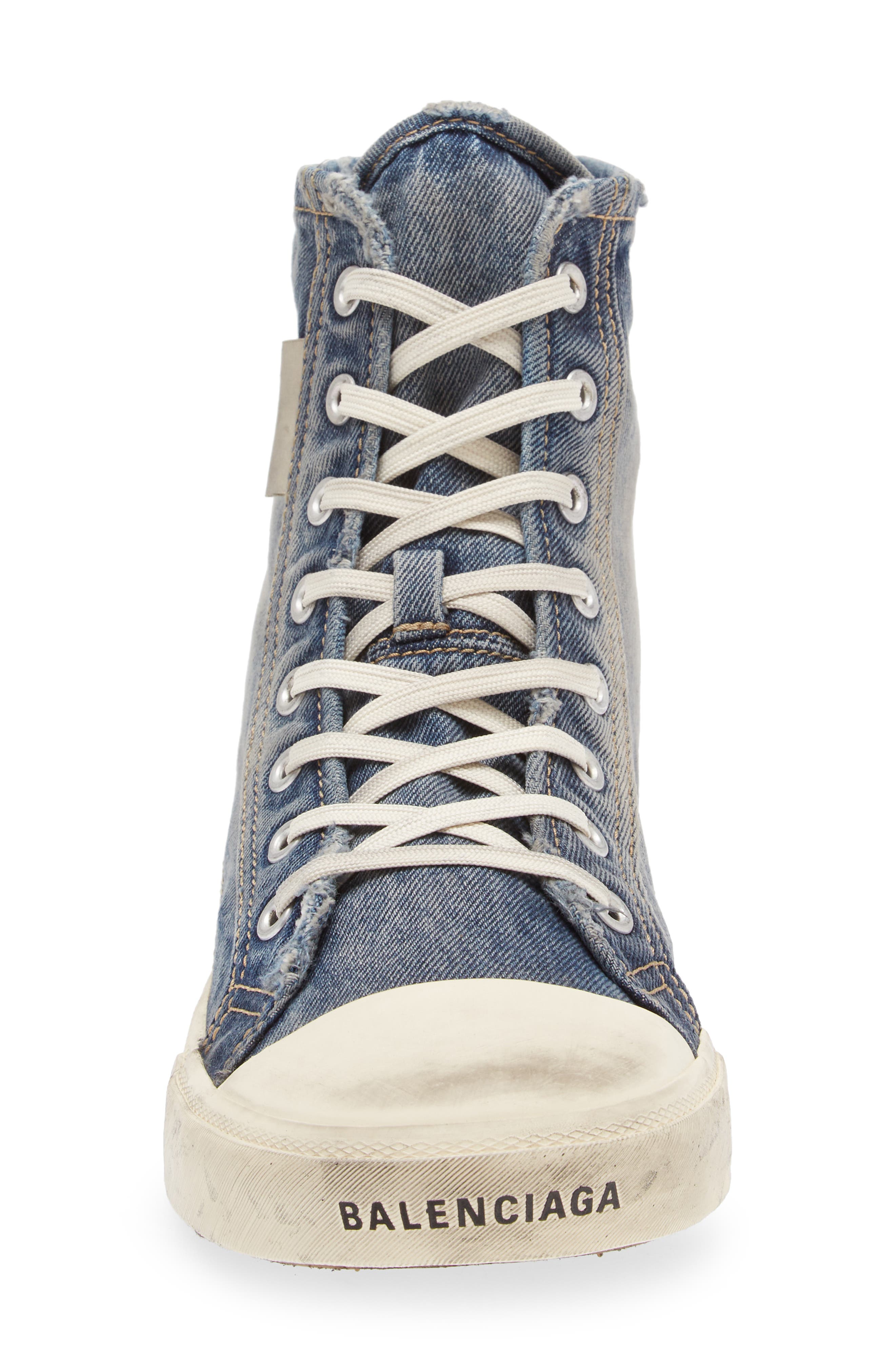 Paris Denim High Top Sneaker, Alternate, color, MID 90S BLUE