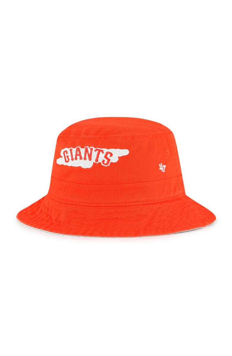 '47 Men's '47 Orange San Francisco Giants 2021 MLB City Connect Team Bucket Hat, Main, color,