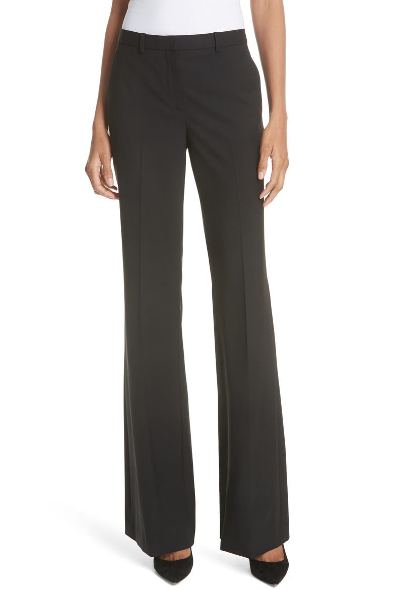 Demitria 2 Stretch Good Wool Suit Pants, Main, color, BLACK - 001