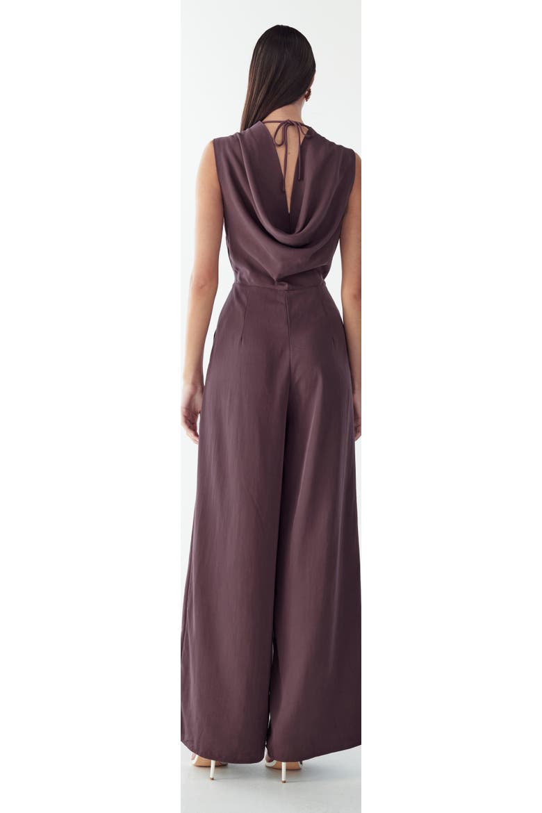 Annie Jumpsuit, Alternate, color, Aubergine