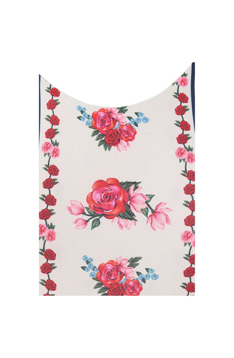 Agua Bendita Kids' Honey Cherish Long Sleeve One-Piece Rashguard Swimsuit, Alternate, color, Multicolor