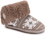 MUK LUKS Melinda Faux Fur Indoor/Outdoor Slipper Bootie