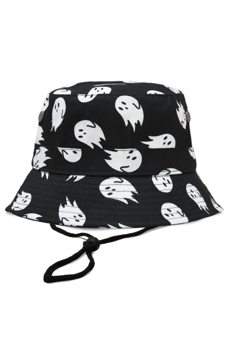 Dalix Ghost Bucket Hat, Main, color, Black