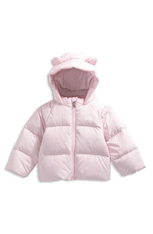 The North Face Baby North Down Fleece Lined Jacket In Pink