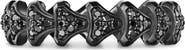 David Yurman Men's Armory Band Ring in Black Titanium, 6.2mm