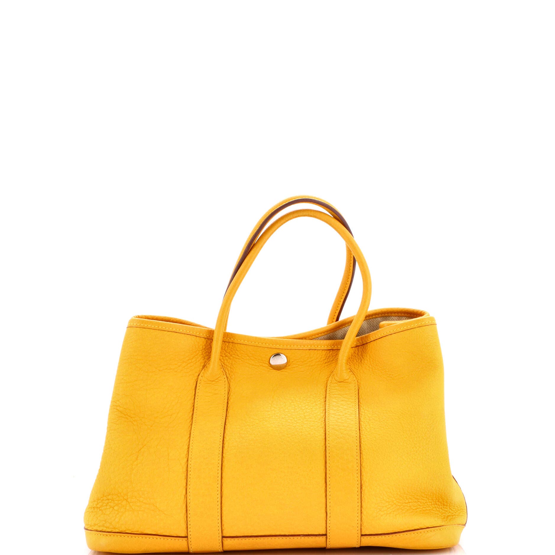 Pre-Owned Hermes Garden Party Tote Leather 30, Alternate, color, 