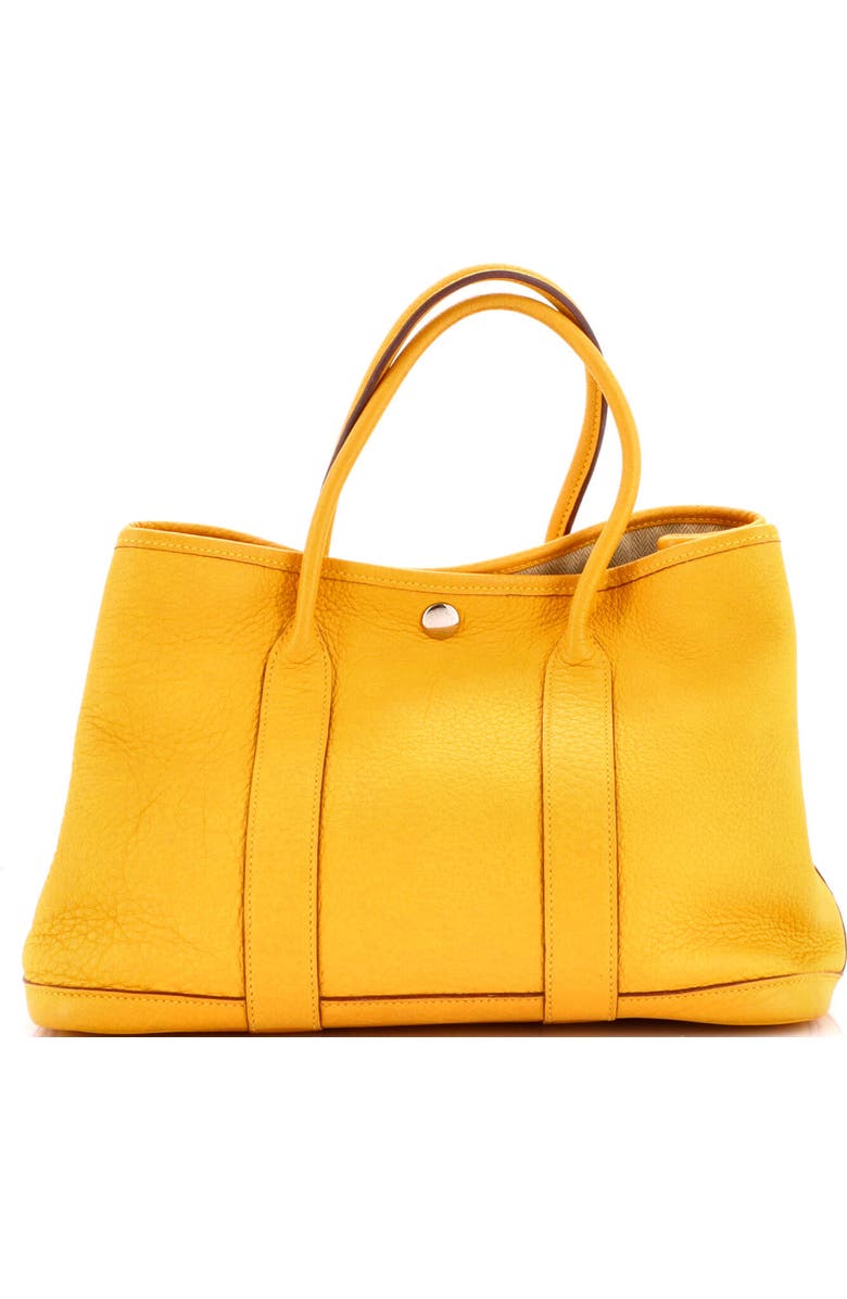 Pre-Owned Hermes Garden Party Tote Leather 30, Alternate, color,