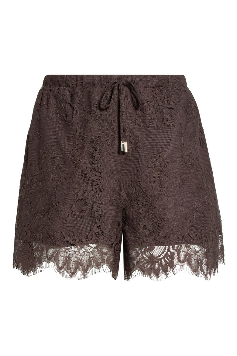 Asymmetric Lace Skort, Main, color, CHOCOLATE PLUM