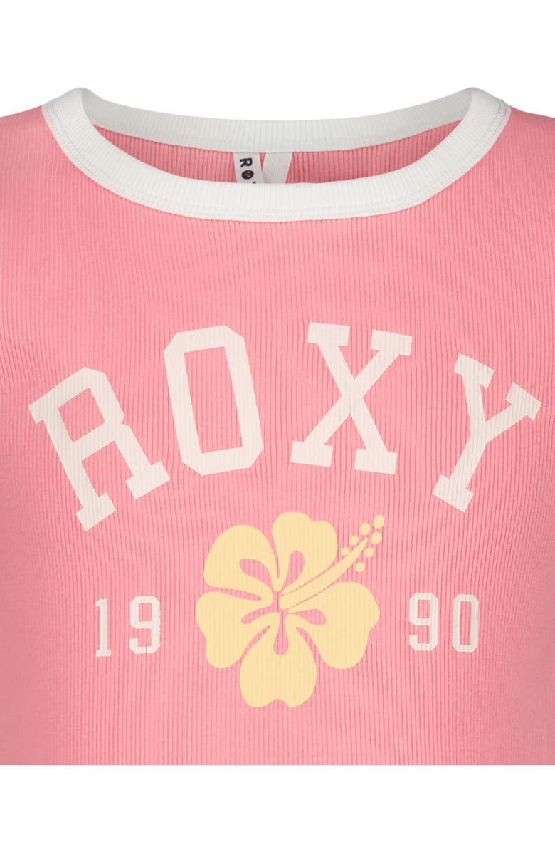 Roxy Kids' Collegiate Arch Stretch Cotton Tank, Alternate, color, Plumeria
