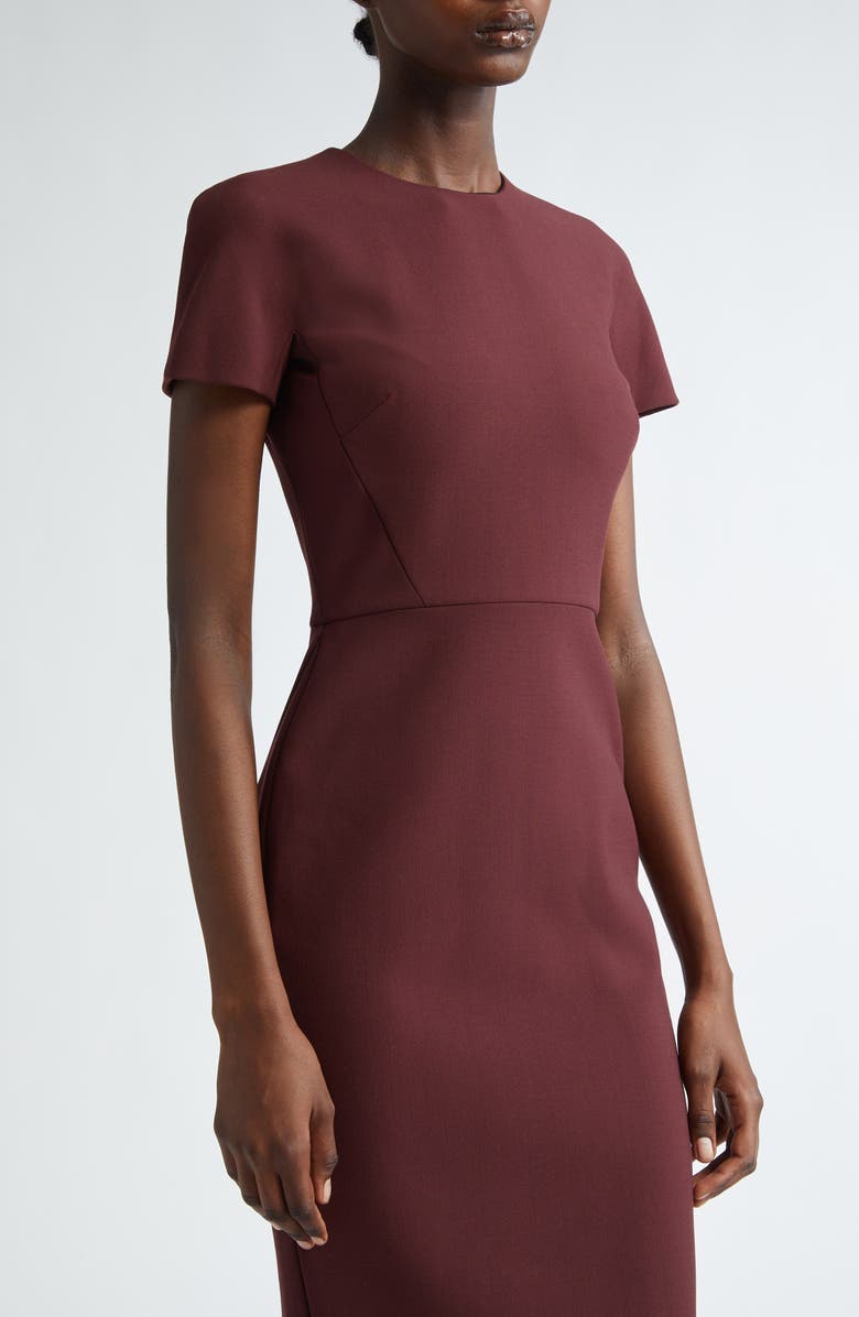 Victoria Beckham Stretch Crepe Sheath Dress, Alternate, color, 