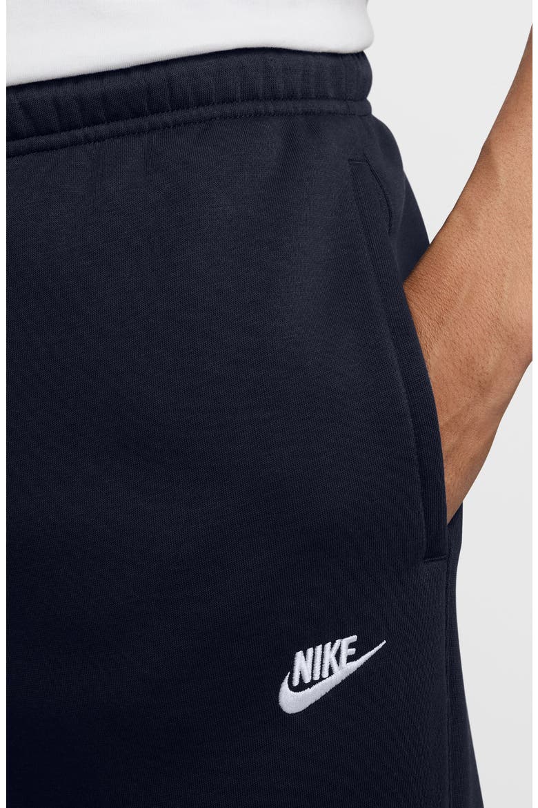 Club Fleece Joggers, Alternate, color, BLACK/ WHITE