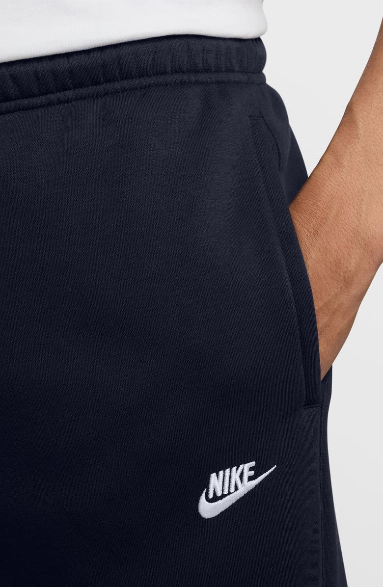 Nike Club Fleece Joggers, Alternate, color, Black/ White