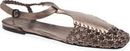 HEREU Reixa Metallic Leather Sandal